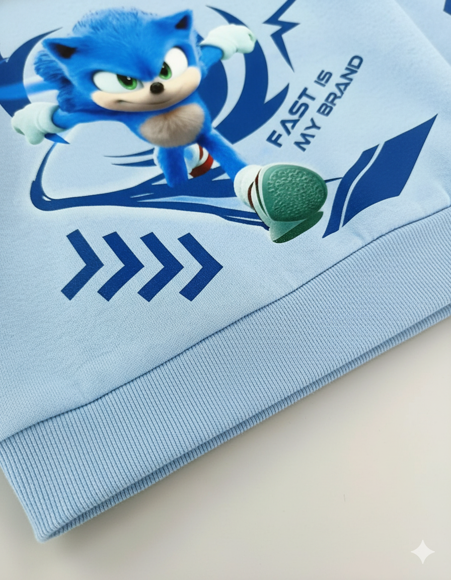 CONJUNTO SUDADERA SONIC GRIS