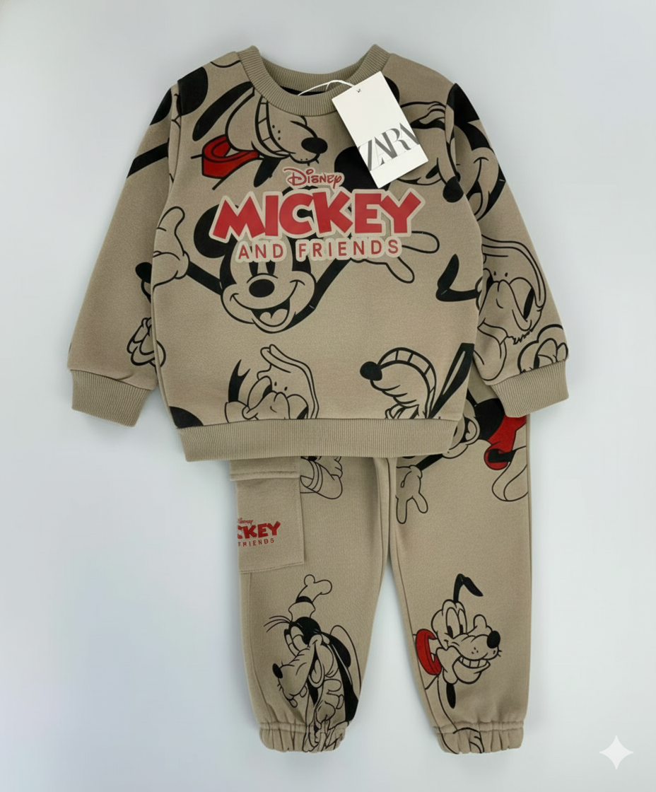 CONJUNTO SUDADERA MICKEY CAFE