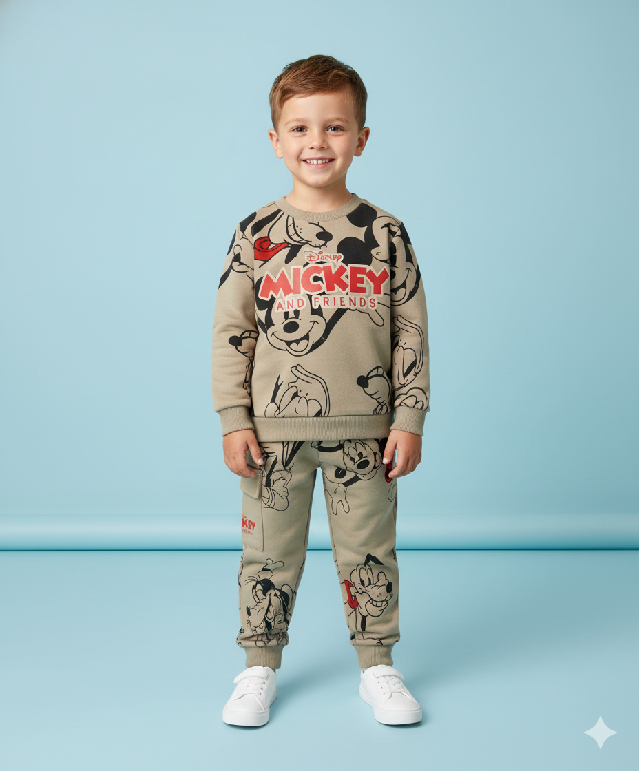 CONJUNTO SUDADERA MICKEY CAFE