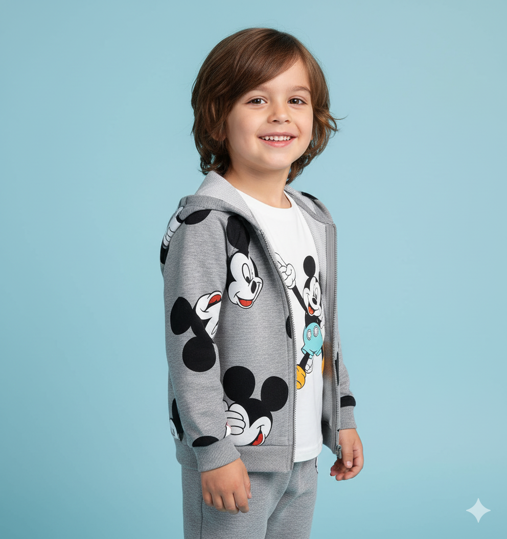 CONJUNTO SUDADERA MICKEY 3 PIEZAS