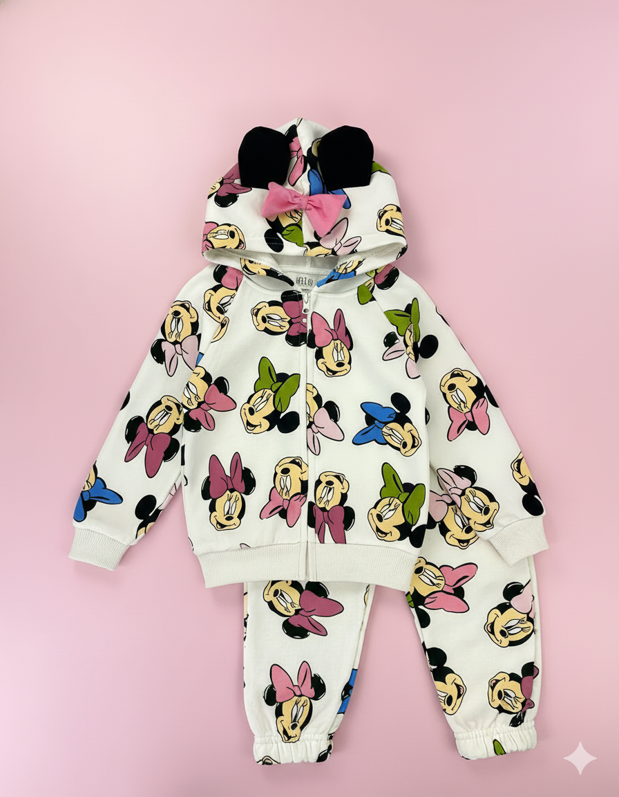 CONJUNTO SUDADERA MINNIE MOUSE COLORES