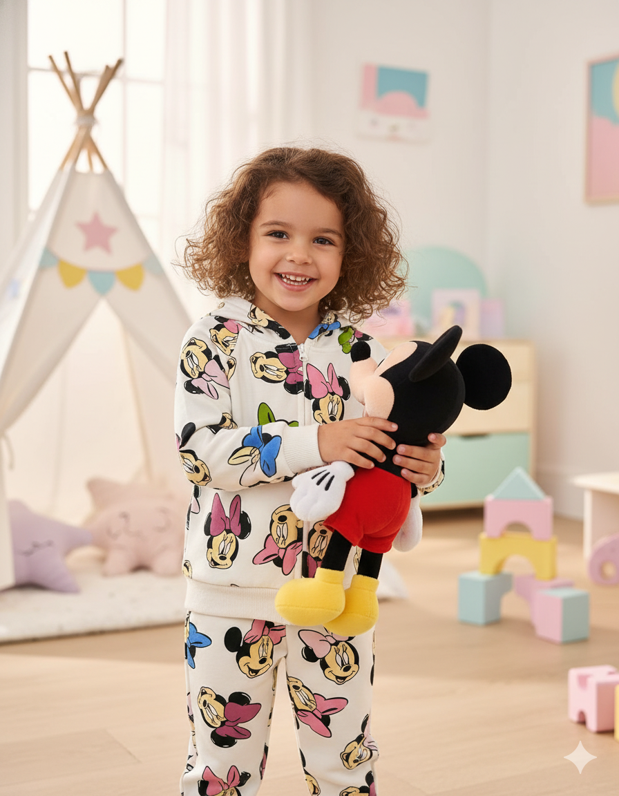 CONJUNTO SUDADERA MINNIE MOUSE COLORES