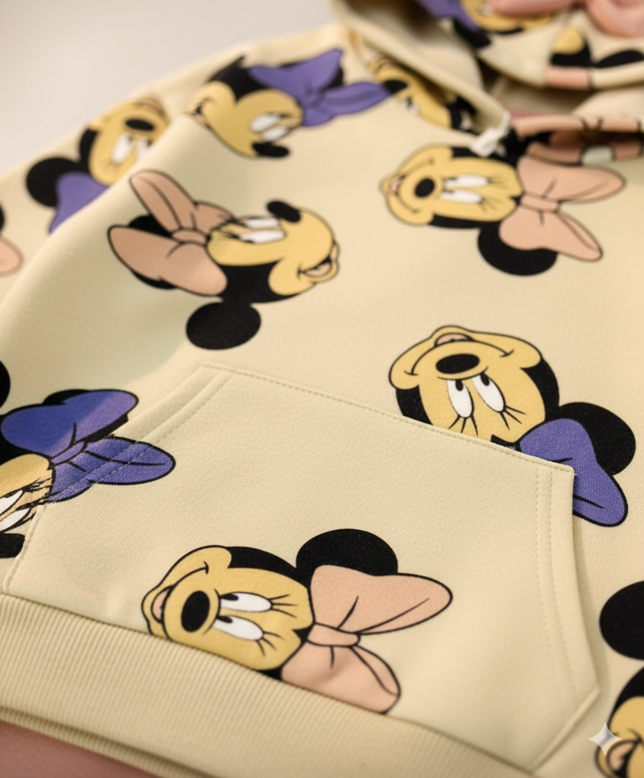 CONJUNTO SUDADERA MINNIE CAMEL ROSA