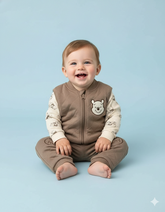 CONJUNTO IMPORTADO WINNIE POOH 3 PIEZAS