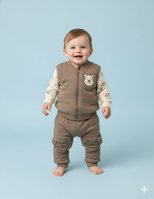 CONJUNTO IMPORTADO WINNIE POOH 3 PIEZAS