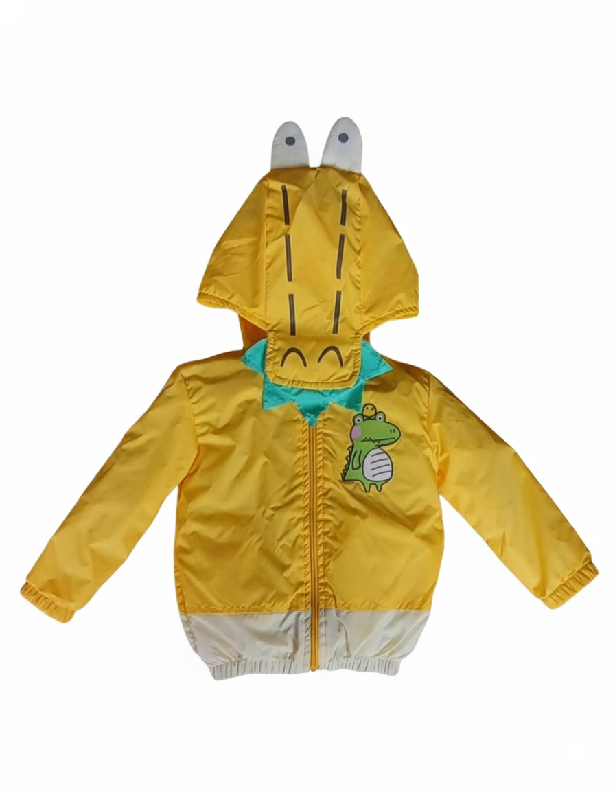 CHAQUETA IMPERMEABLE COCODRILO AMARILLA