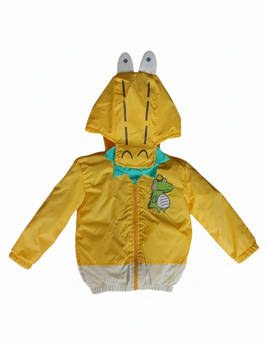 CHAQUETA IMPERMEABLE COCODRILO AMARILLA