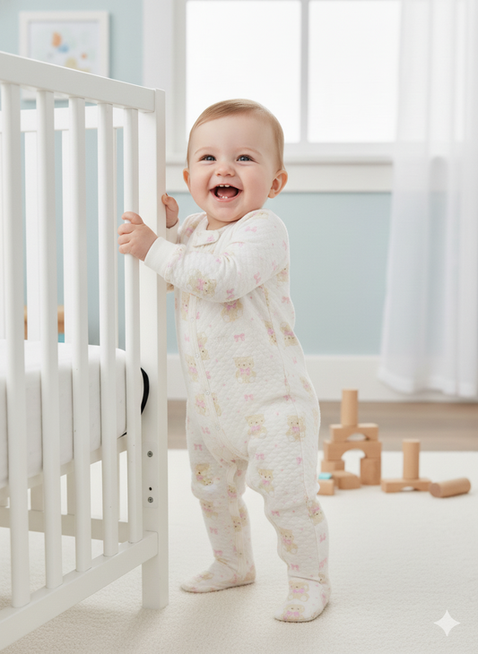 CONJUNTO 3 PIEZAS PIJAMA BODDIE Y BABERO