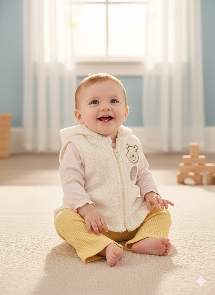 CONJUNTO IMPORTADO WINNIE POOH 3 PIEZAS