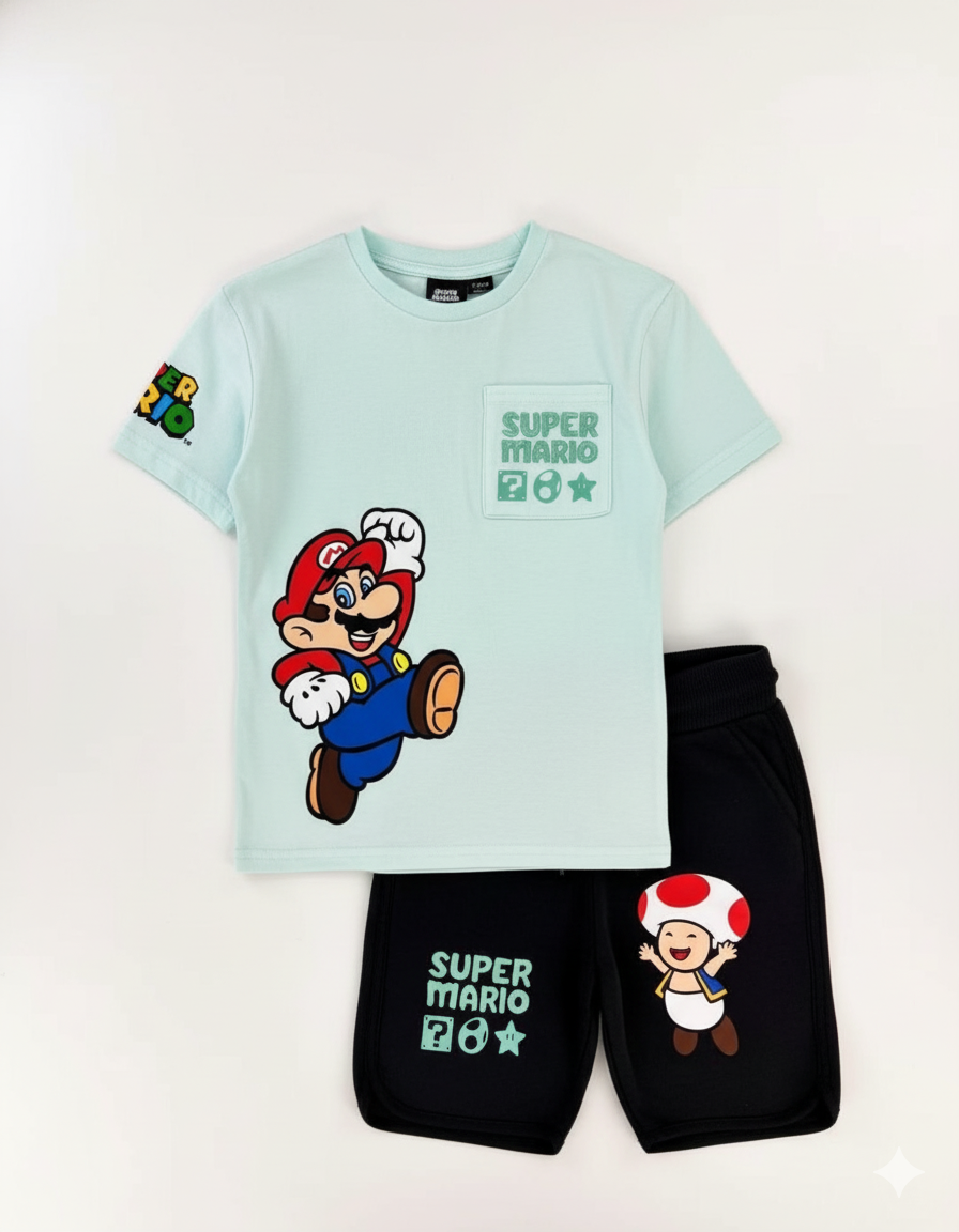 CONJUNTO IMPORTADO 2 PIEZAS MARIO