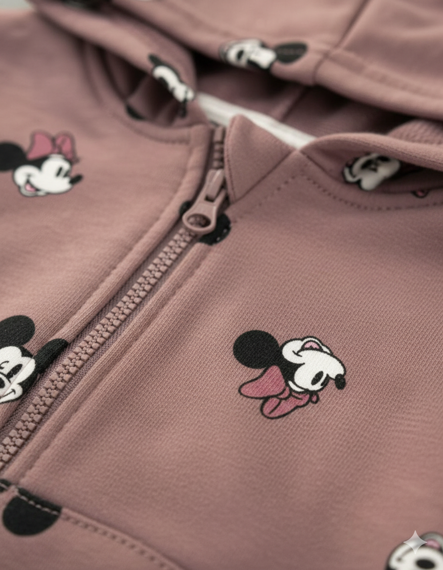 CONJUNTO SUDADERA MINNIE MOUSE MORA