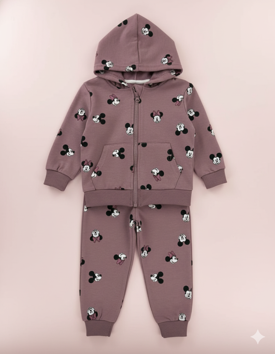 CONJUNTO SUDADERA MINNIE MOUSE MORA