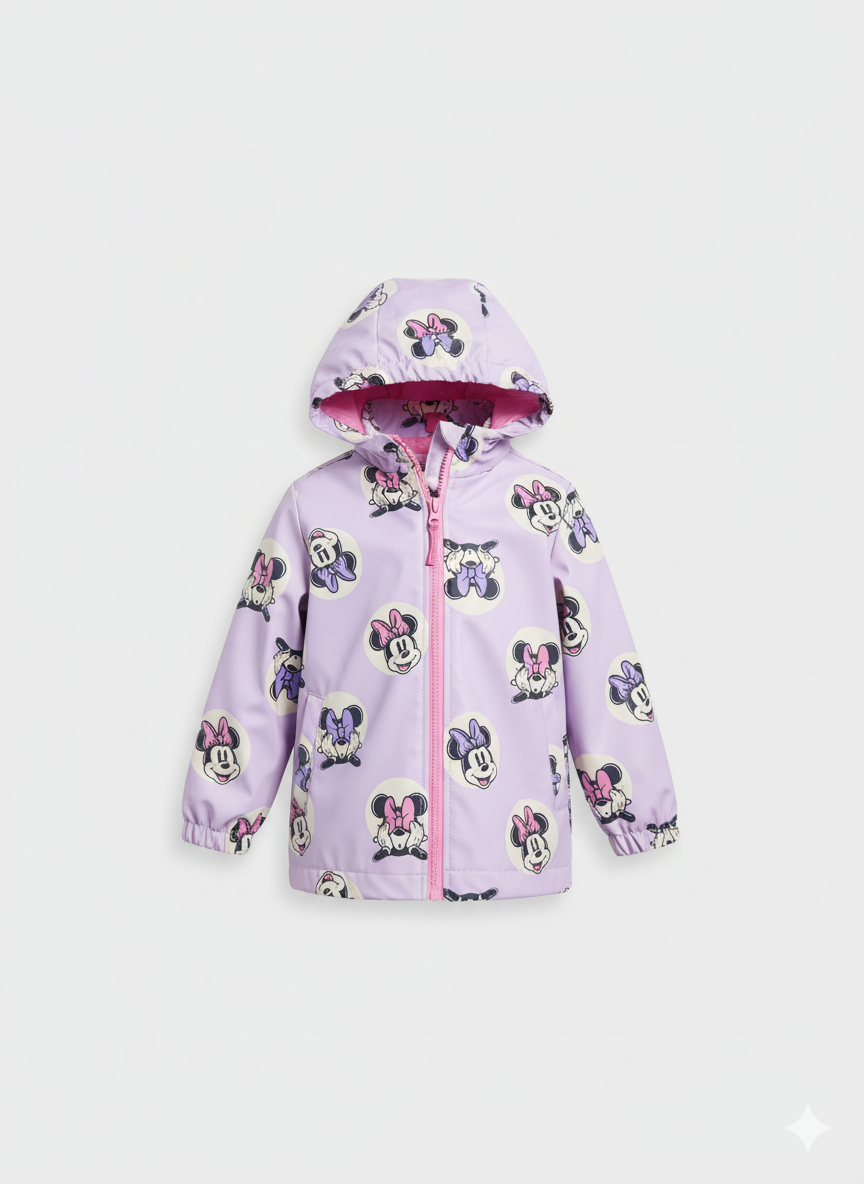 CHAQUETA IMPORTADA IMPERMEABLE MINNIE MOUSE
