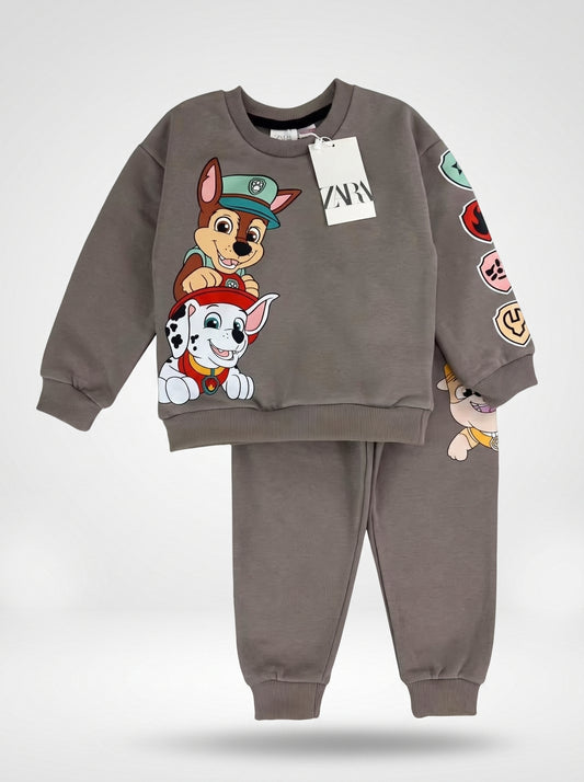 CONJUNTO SUDADERA PAW PATROL MARRON