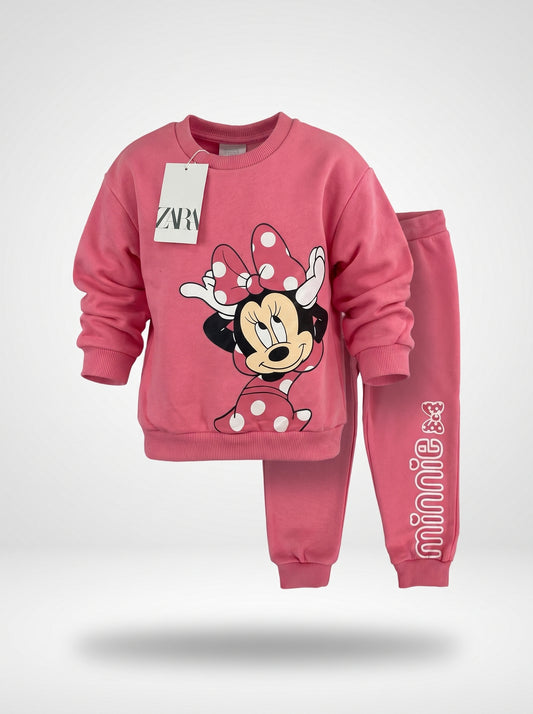 CONJUNTO SUDADERA MINNIE MOUSE POMA ROSA 2