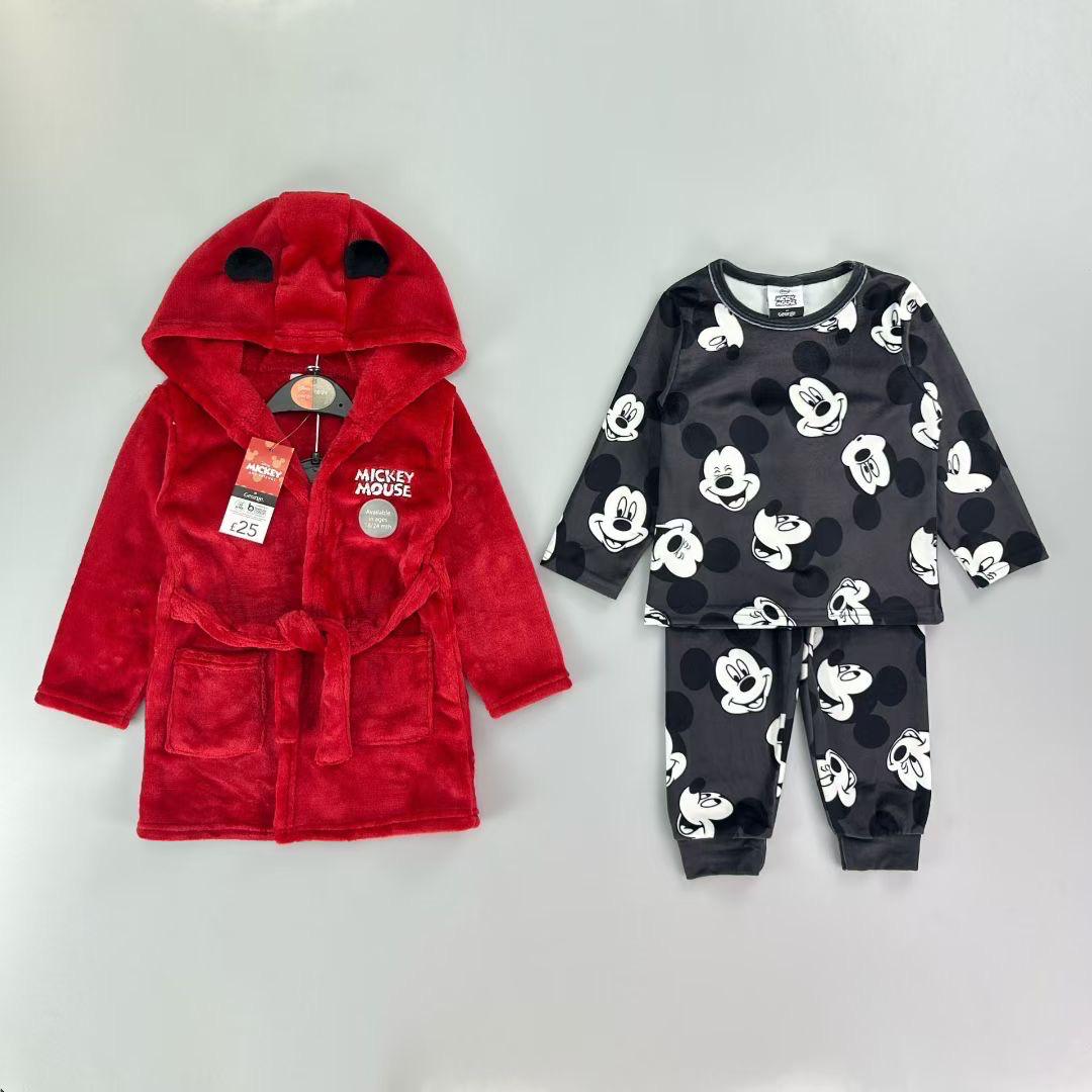 PIJAMA IMPORTADA 3 PIEZAS MICKEY MOUSE
