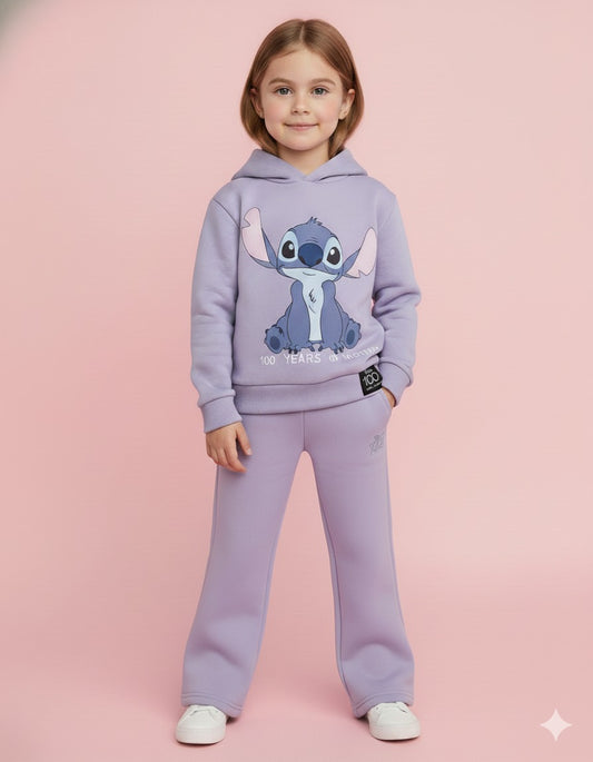 CONJUNTO SUDADERA STITCH LILA