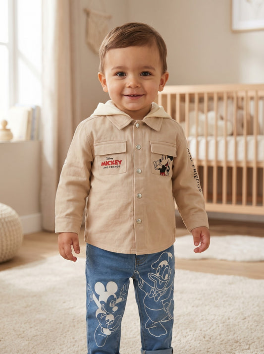 CONJUNTO IMPORTADO CAMISA JEAN MICKEY